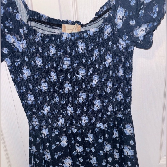Altar’d state floral navy dress WITH POCKETS - Picture 2 of 5